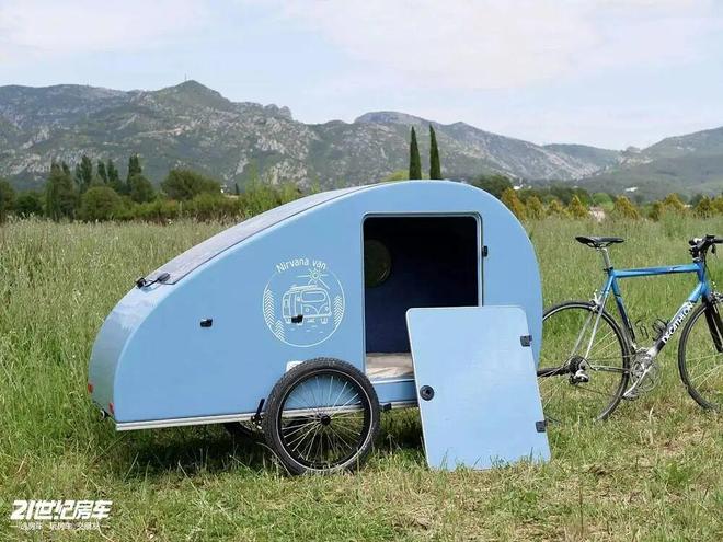 式浪漫！Nirvana Van自行车移动小窝开元棋牌网站29万元起54kg水滴房车的法(图3)