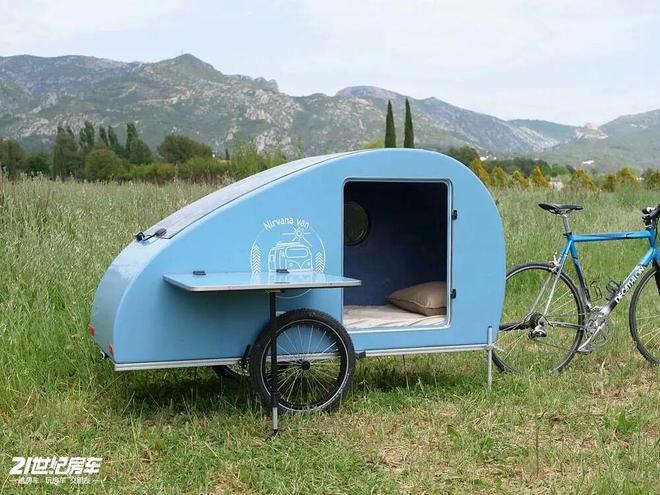 式浪漫！Nirvana Van自行车移动小窝开元棋牌网站29万元起54kg水滴房车的法(图7)