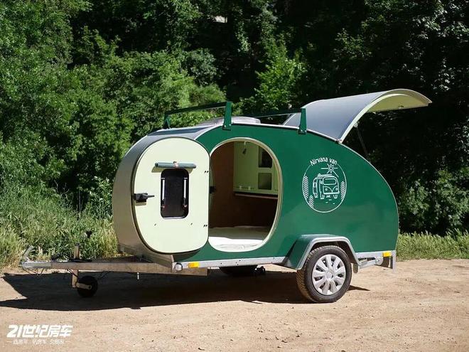 式浪漫！Nirvana Van自行车移动小窝开元棋牌网站29万元起54kg水滴房车的法(图8)